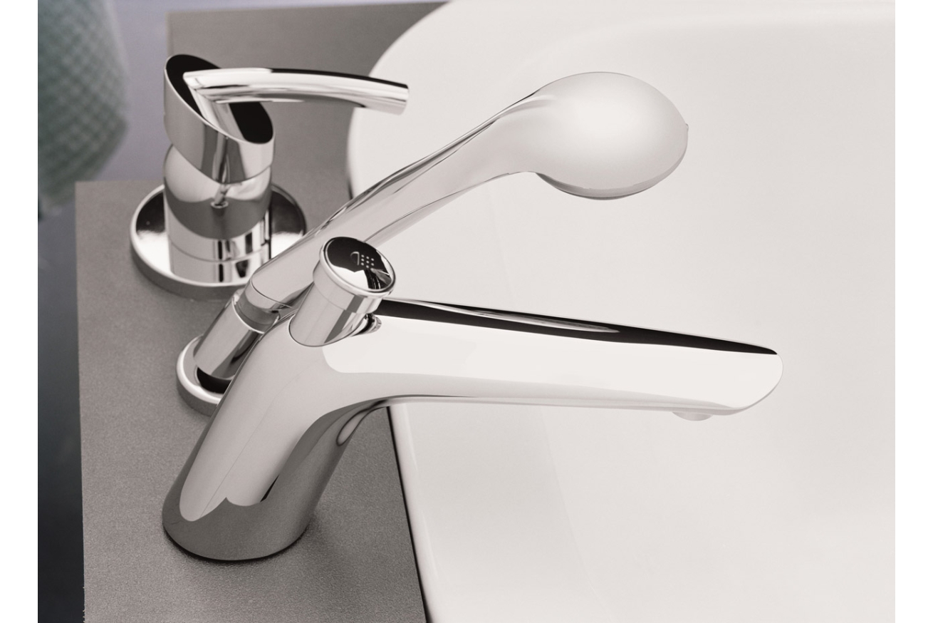 Смеситель для ванны GROHE Tenso однорычажный на 3 отверстия , хром (19153000)
