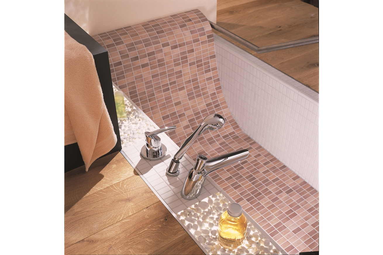 Смеситель для ванны GROHE Tenso однорычажный на 3 отверстия , хром (19153000)