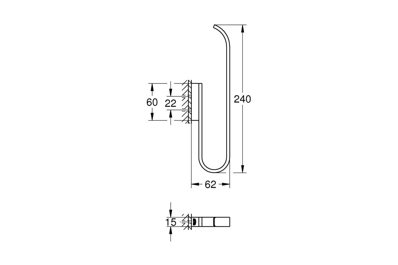 Держатель запасного рулона бумаги GROHE Selection, теплый закат глянец (41067DA0)