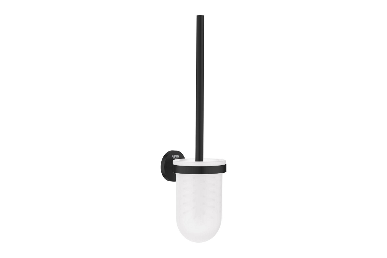 Туалетный ёршик в комплекте GROHE Essentials, матовый черный (1024682430)