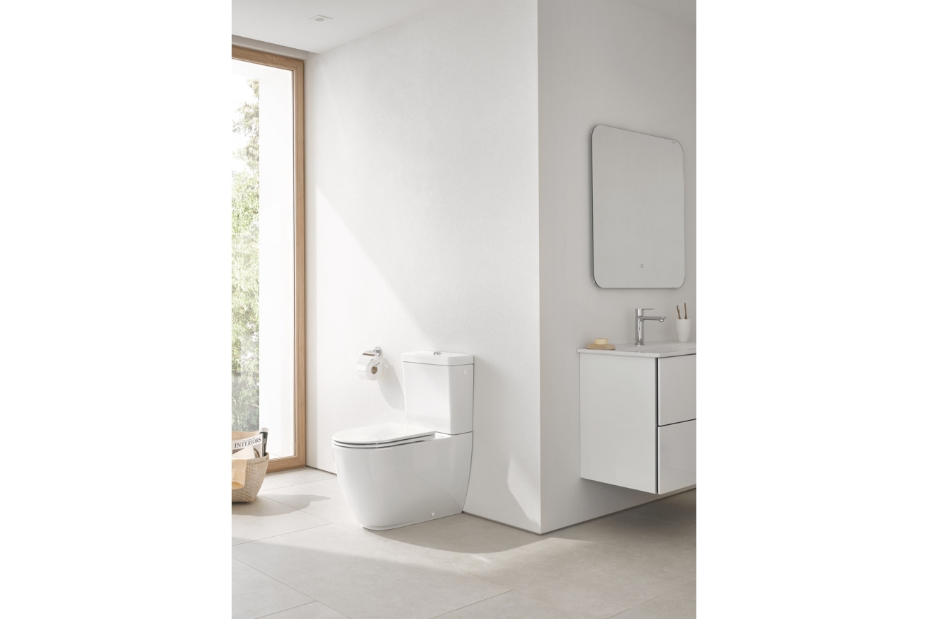 Смывной бачок для унитаза GROHE Essence Ceramic, наполнение снизу, альпин-белый (39579000)