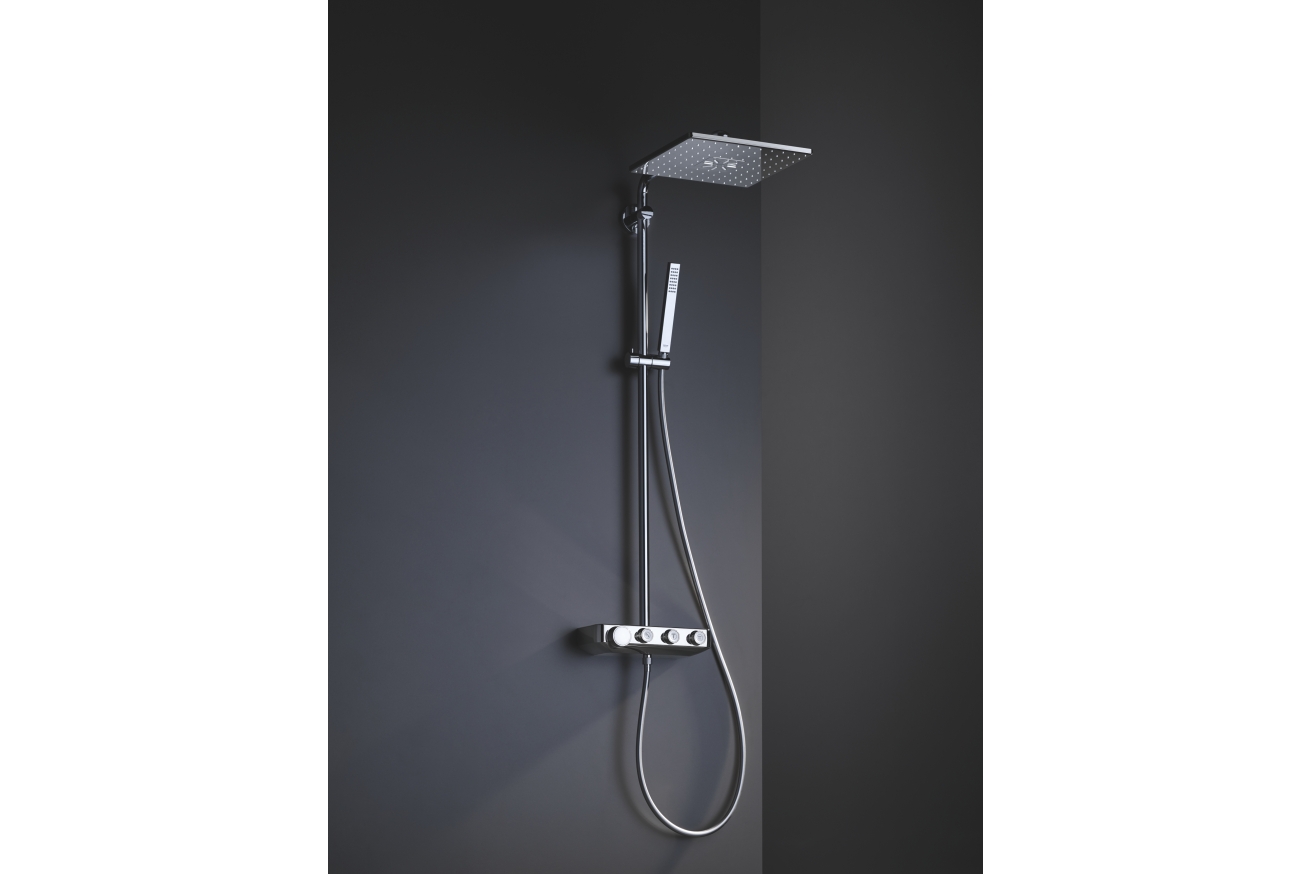 Душевая система GROHE Euphoria SmartControl System 310 Cube Duo с термостатом для душа, хром (26508000)