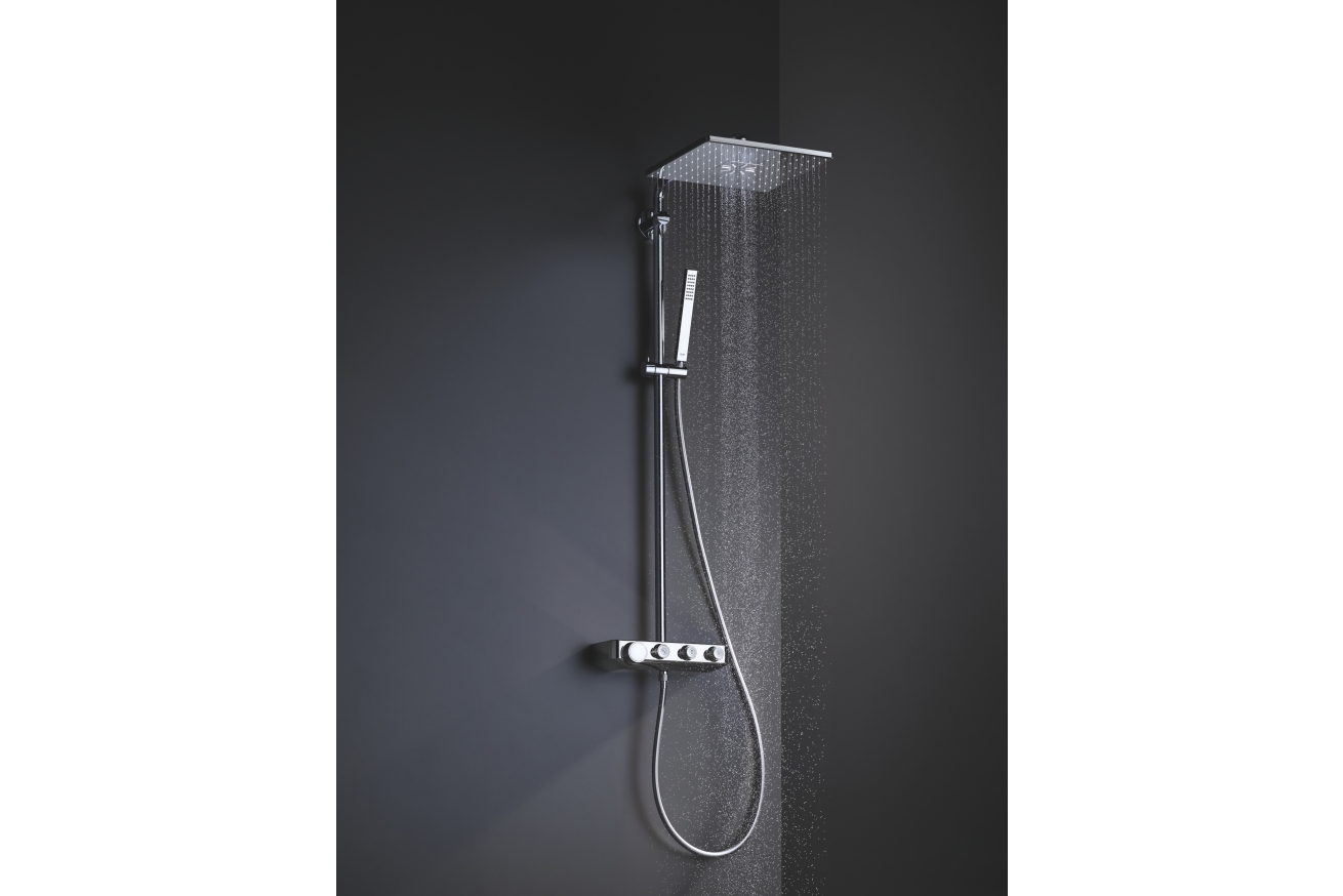 Душевая система GROHE Euphoria SmartControl System 310 Cube Duo с термостатом для душа, хром (26508000)