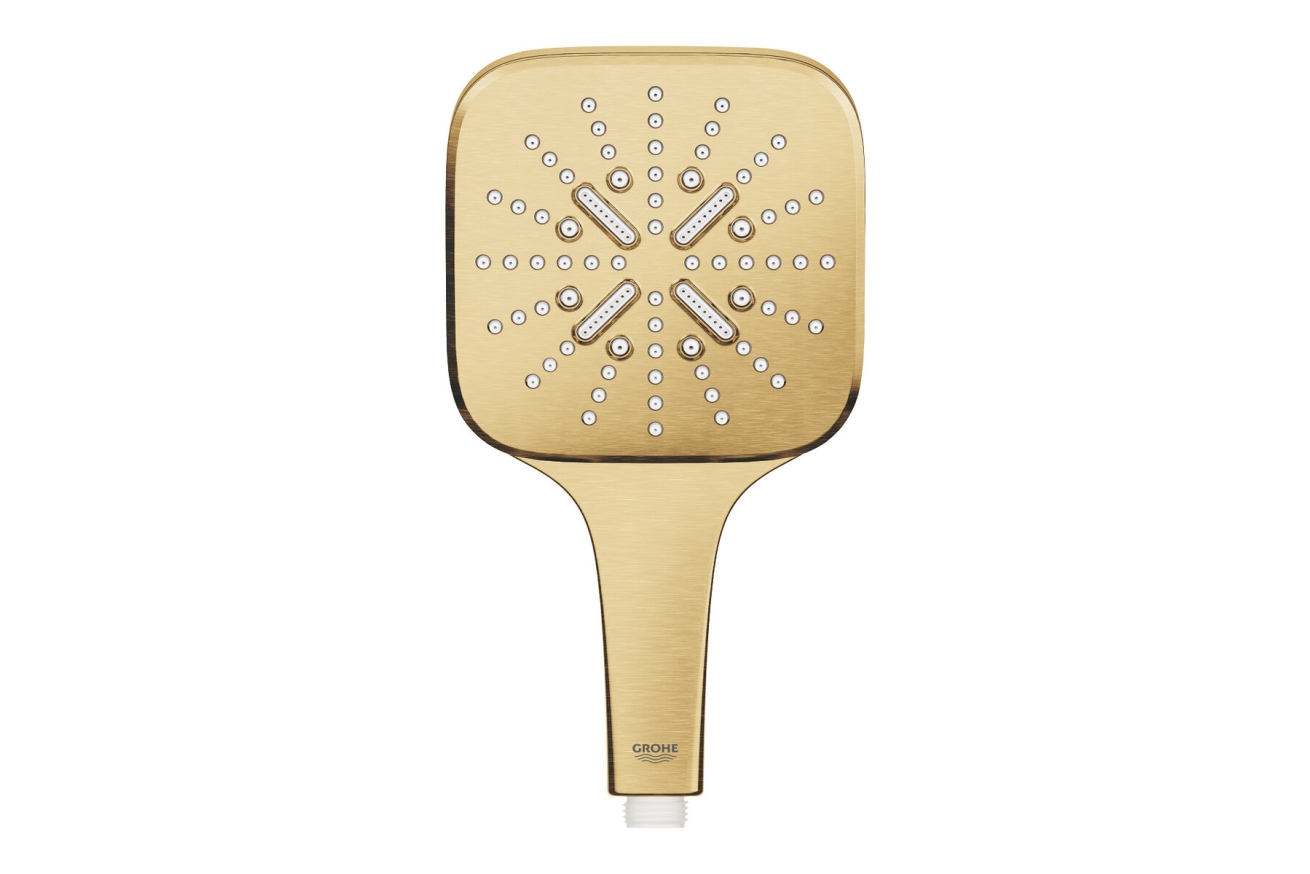 Ручной душ GROHE Rainshower SmartActive 130 Cube, 3 режима, холодный рассвет матовый (26582GN0)