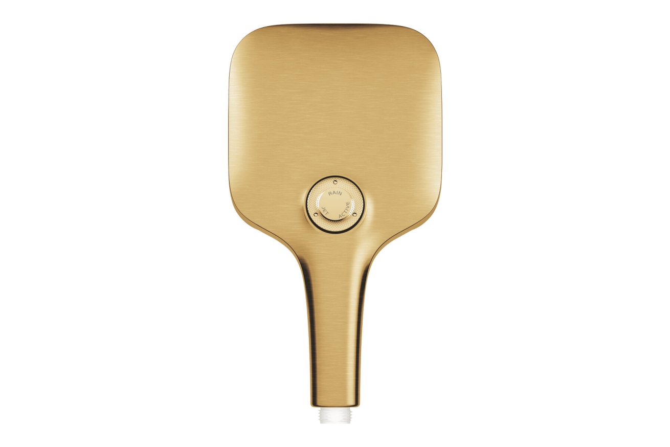 Ручной душ GROHE Rainshower SmartActive 130 Cube, 3 режима, холодный рассвет матовый (26582GN0)