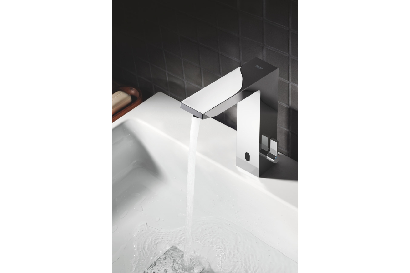 Смеситель для раковины GROHE Eurocube E инфракрасный, хром (36441000)