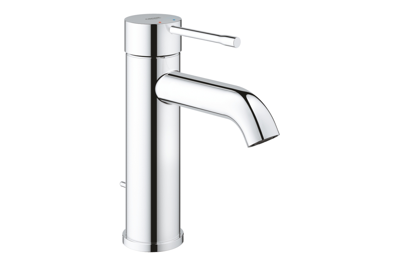 Смеситель для раковины GROHE Essence с донным клапаном, S-size, хром (24171001)