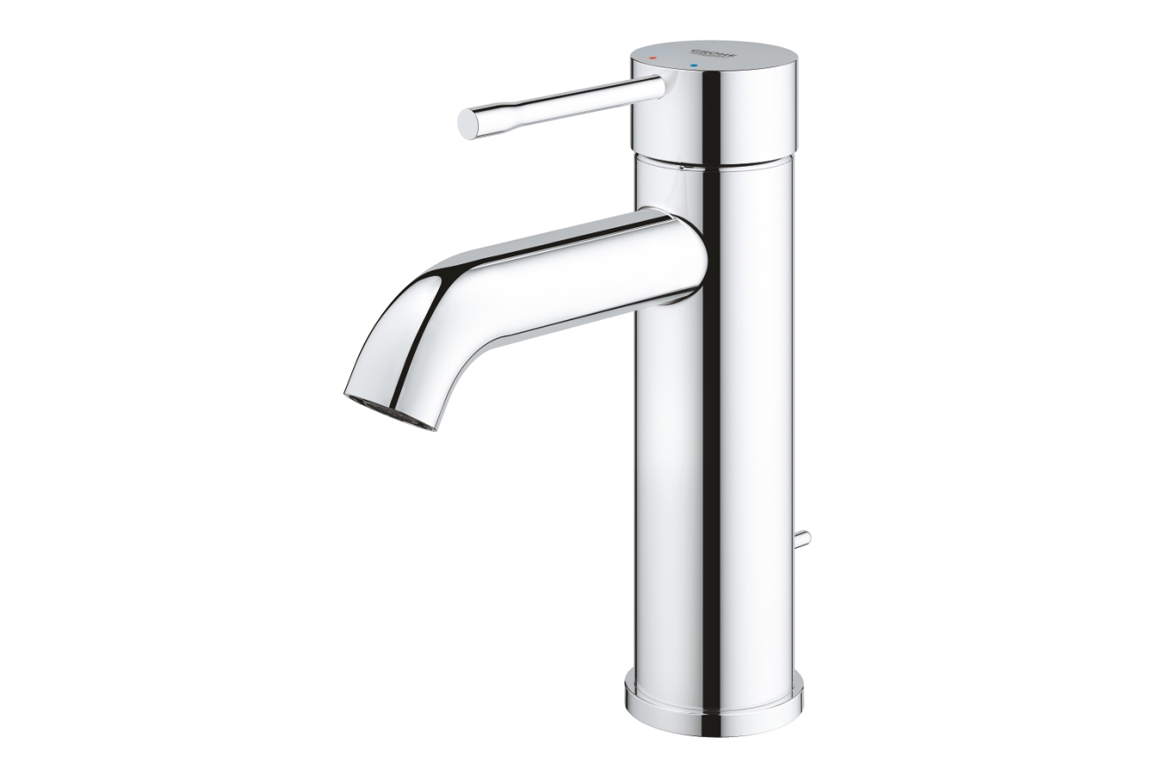 Смеситель для раковины GROHE Essence с донным клапаном, S-size, хром (24171001)