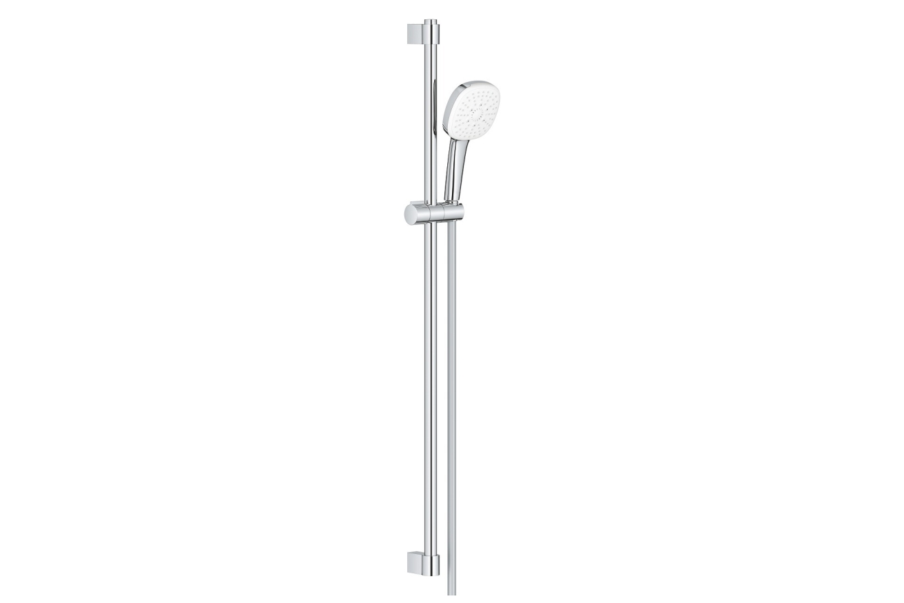 Душевой гарнитур GROHE Tempesta Cube 110, 3 режима струи, душевая штанга 900 мм, 7,4 л/мин, хром (26909003)