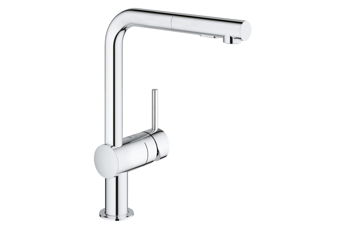 Смеситель для кухни GROHE Minta с вытяжным душем, хром (30274000)