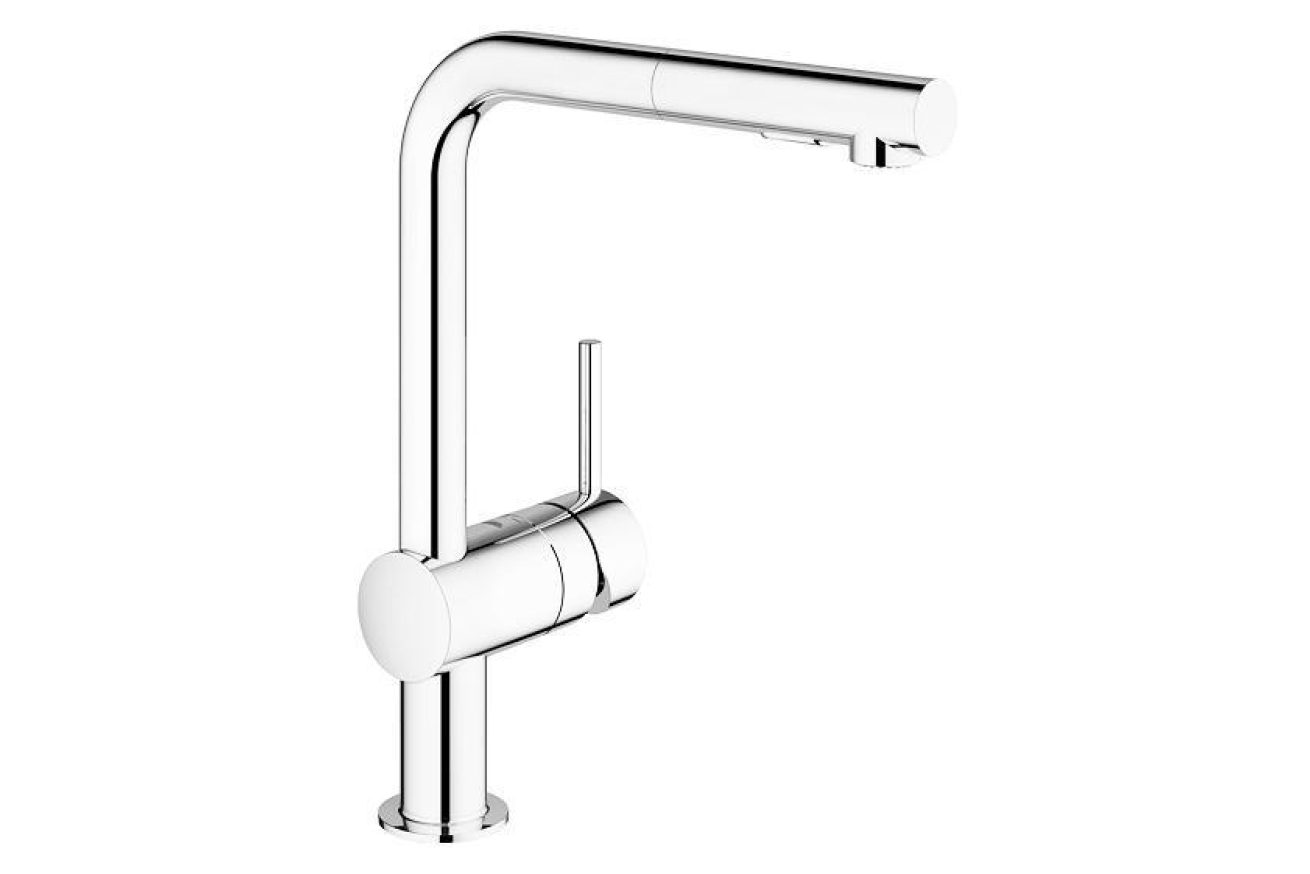 Смеситель для кухни GROHE Minta с вытяжным душем, хром (30274000)