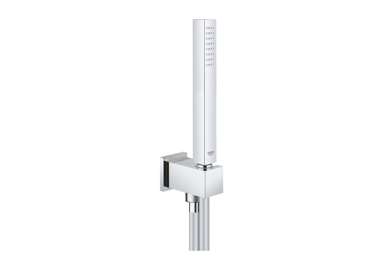 Душевой набор GROHE Euphoria Cube, 1 режим, 1250 мм, 9,5 л/мин, хром (26405000)