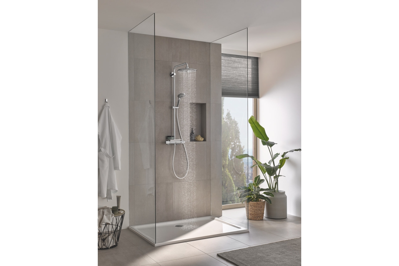 Душевая система GROHE Vitalio Joy System 260 с термостатом для душа, хром (26403002)
