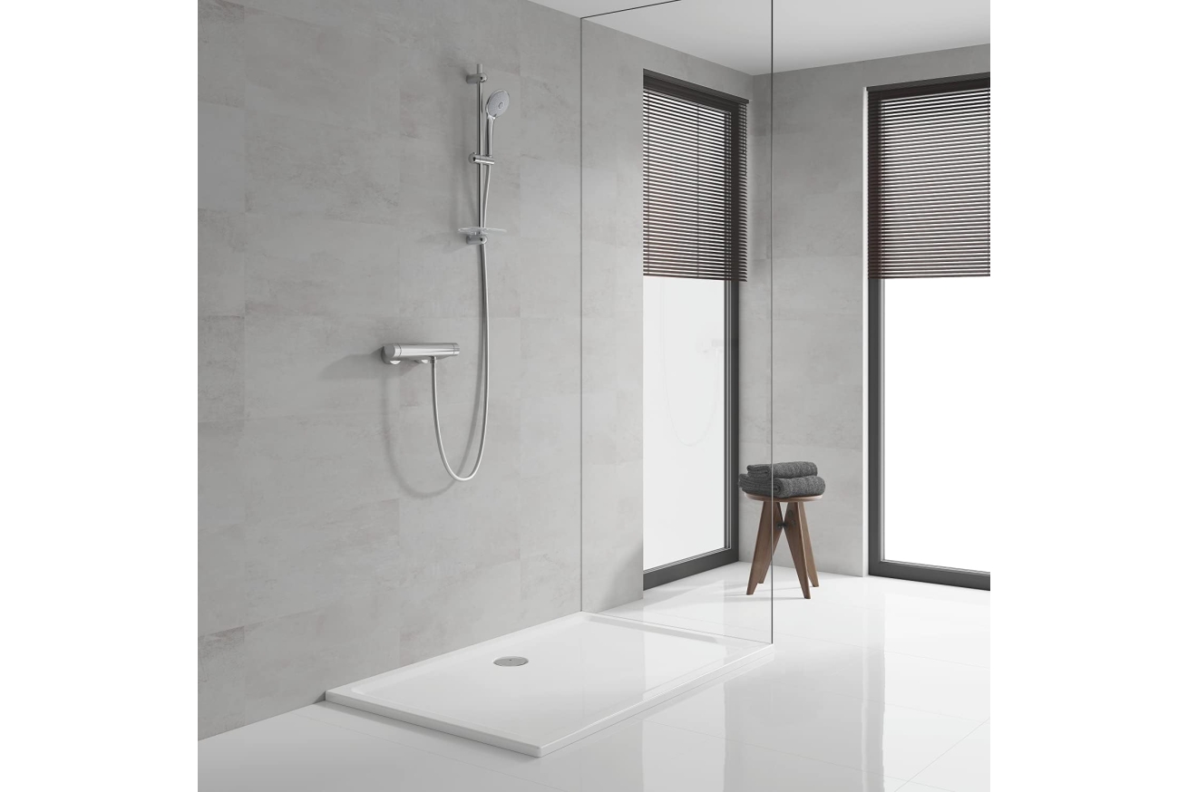 Термостат для душа GROHE Grohtherm 2000 с душевым гарнитуром, хром (34195001)