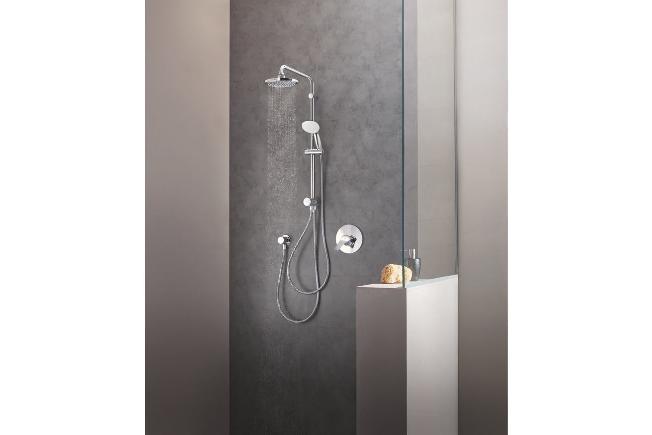 Душевая система GROHE Tempesta System 210 с переключателем потоков, хром (26381001)