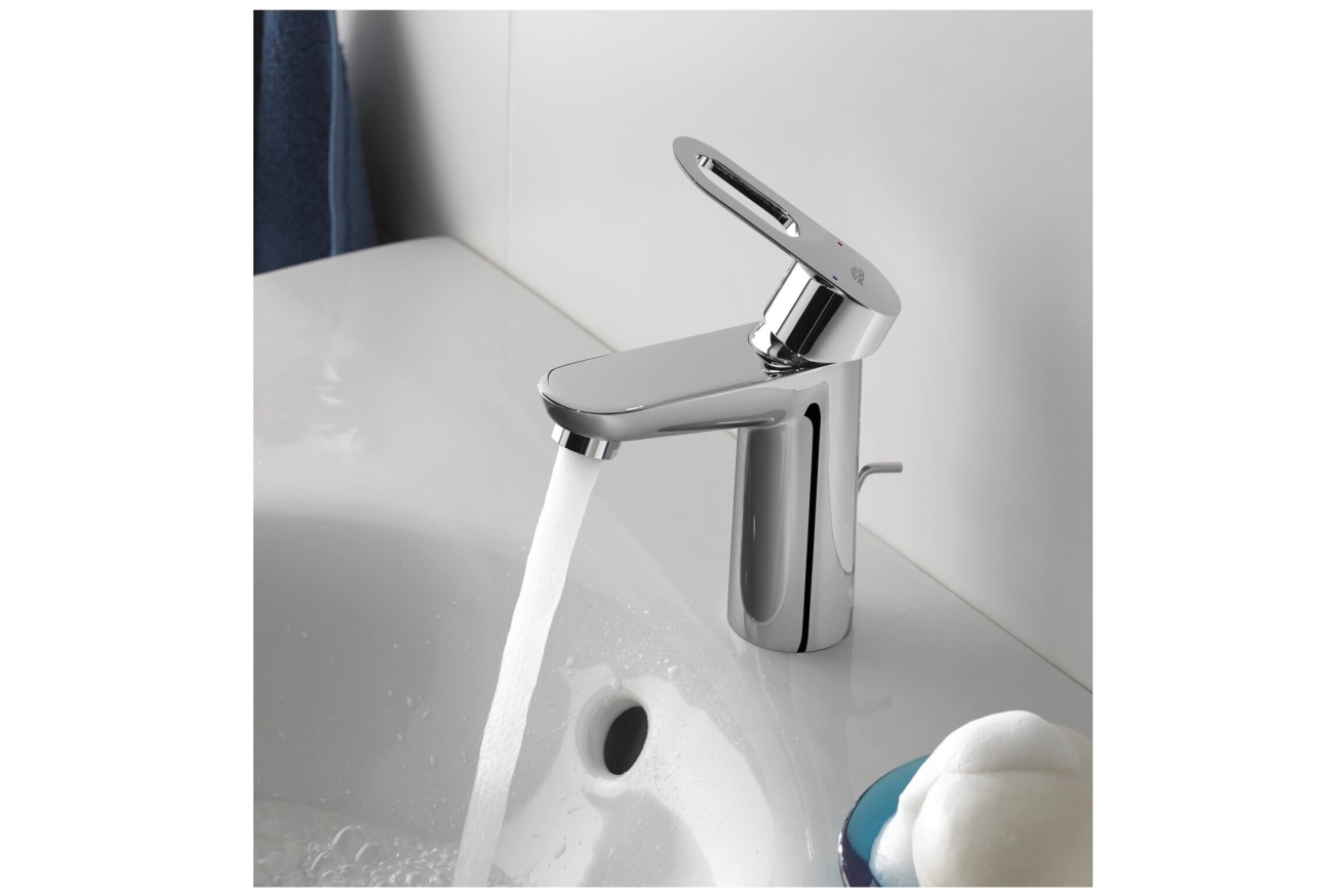 Смеситель для раковины GROHE Start Loop с донным клапаном, хром (23349000)
