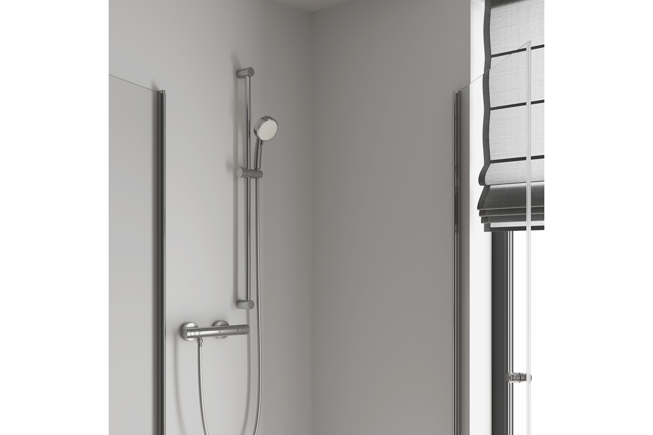Термостат для душа GROHE Grohtherm 800 Cosmopolitan с душевым гарнитуром, хром (34769000)