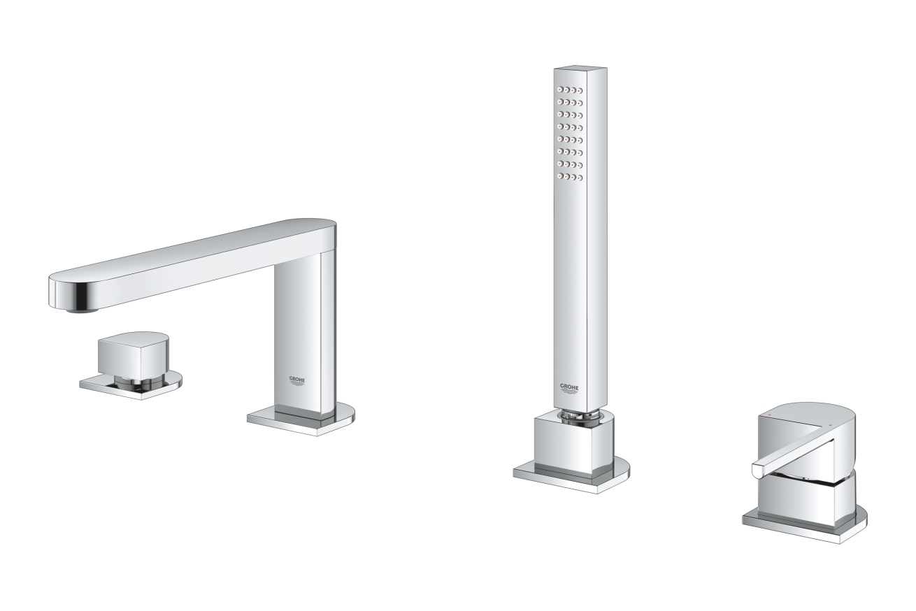 Смеситель для ванны GROHE Plus на 4 отверстия, хром (29307003)