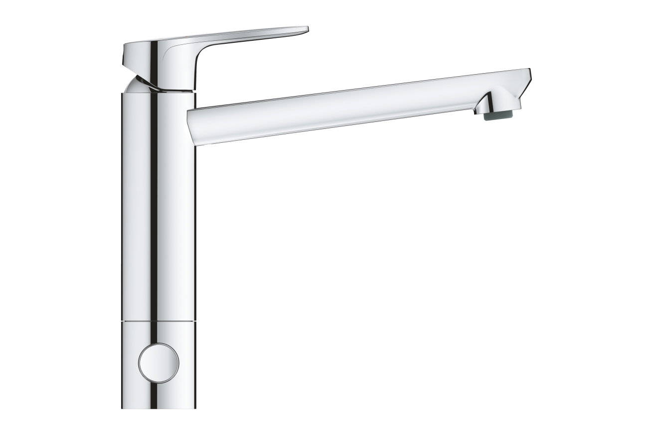 Смеситель для кухни GROHE BauEdge с запорным вентилем, хром (31696000)