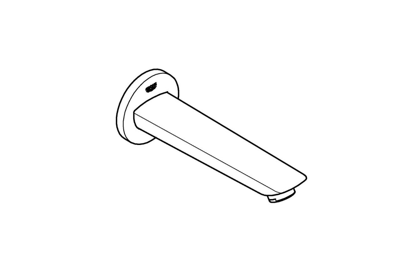 Излив для ванны GROHE BauCosmopolitan, хром (13255001)