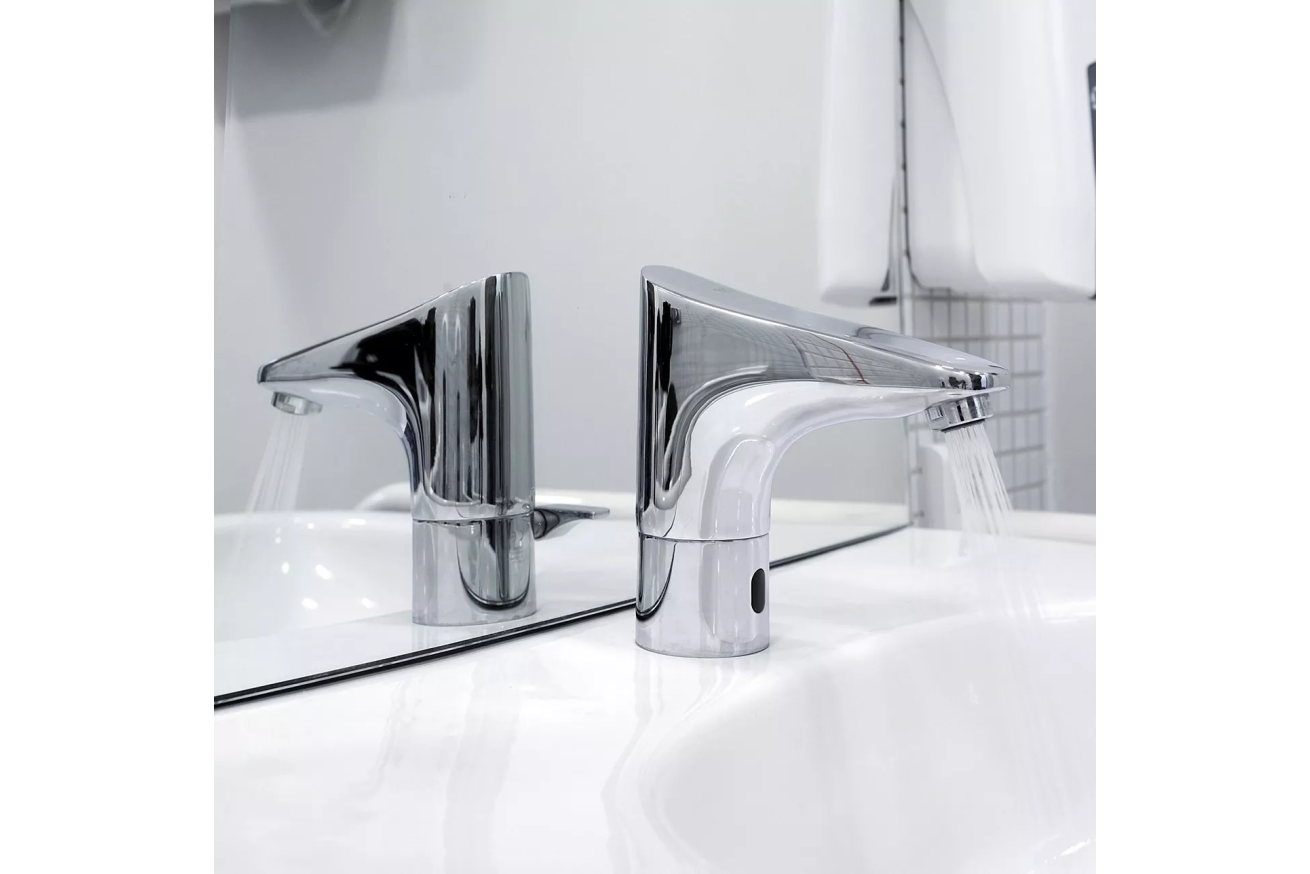 Смеситель для раковины GROHE Europlus E инфракрасный, хром (36015001)