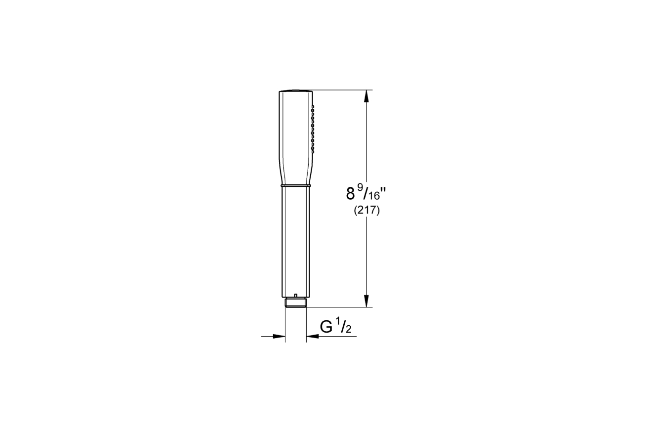 Ручной душ GROHE Grandera Stick, 1 режим, хром (26037001)
