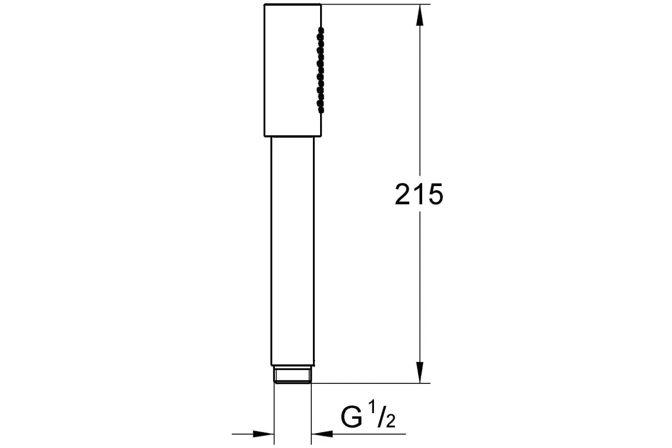 Ручной душ GROHE Sena Stick, 1 режим, никель глянцевый (26465BE0)