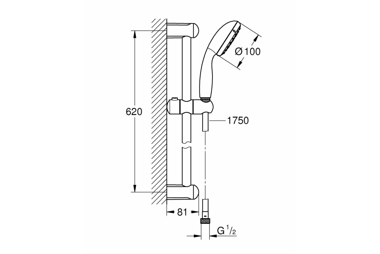 Готовый комплект для ванной комнаты GROHE BauLoop (NB0055)