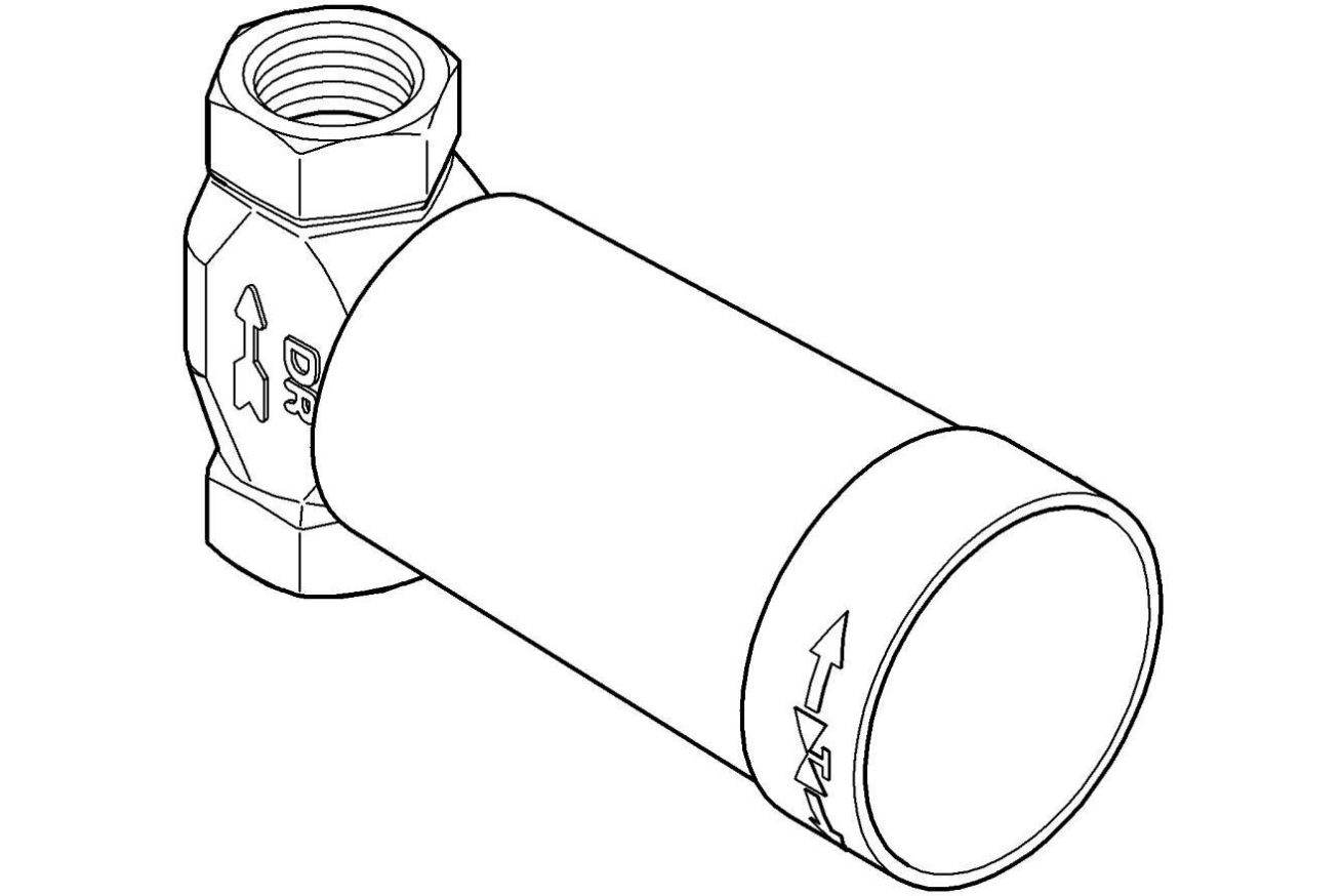 Встраиваемая часть вентиля GROHE, резьба 1/2″ (29032000)