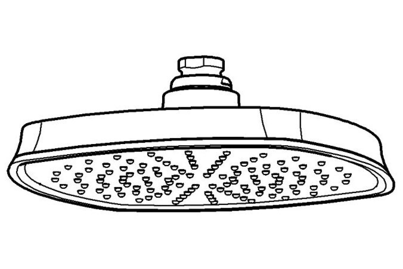 Верхний душ GROHE Rainshower Grandera, 1 режим, хром/золото (27974IG0)