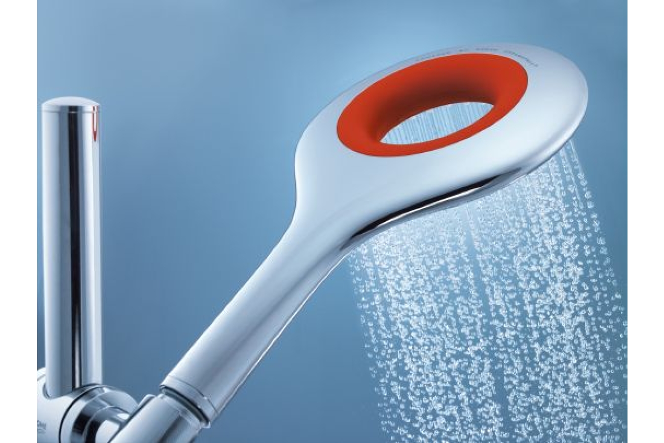 Ручной душ GROHE Rainshower Icon, 2 режима, хром/красный (27443000)