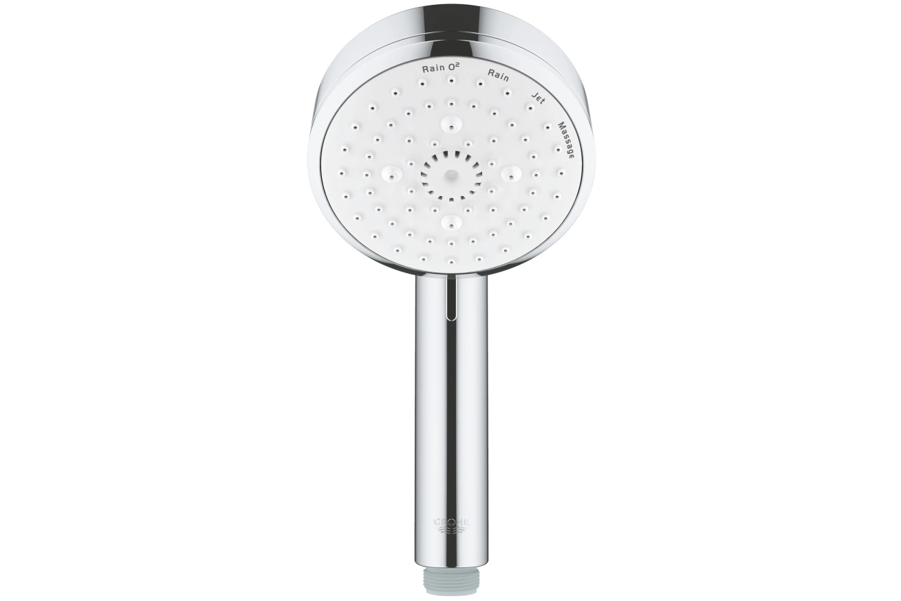 Ручной душ GROHE Tempesta Cosmopolitan 100, 4 режима, хром/белый (27575002)