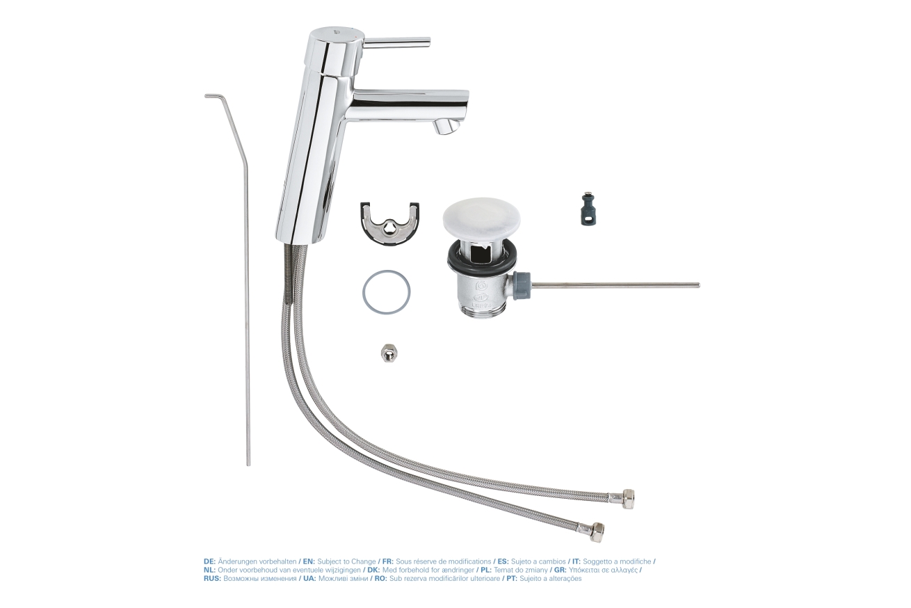 Смеситель для раковины GROHE Concetto, M-size, хром (23450001)