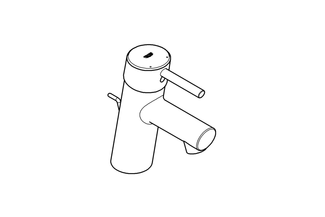 Смеситель для раковины GROHE Concetto, хром (32204001)