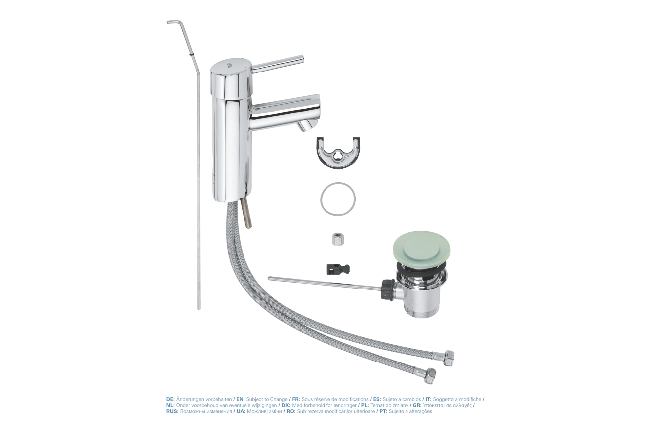 Смеситель для раковины GROHE Concetto, хром (32204001)