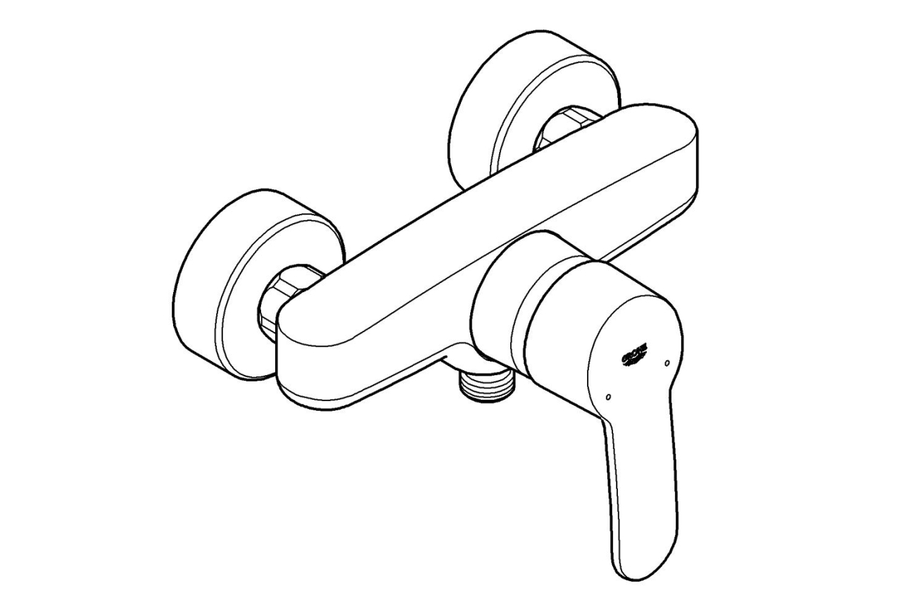 Смеситель для душа GROHE Eurostyle Cosmopolitan, хром (33590002)