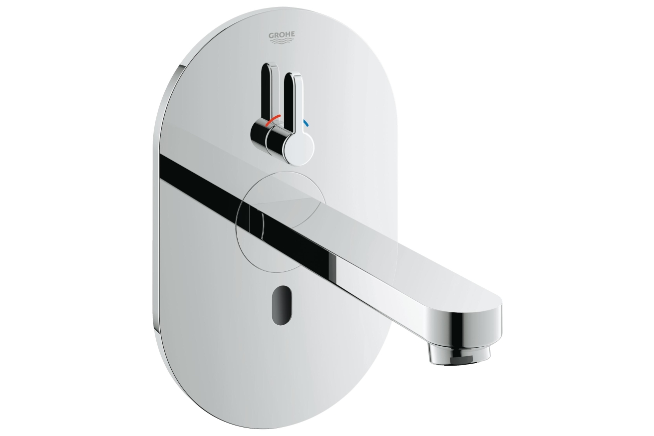 Внешняя часть смесителя для раковины GROHE Eurosmart Cosmopolitan E инфракрасный, хром (36315000)