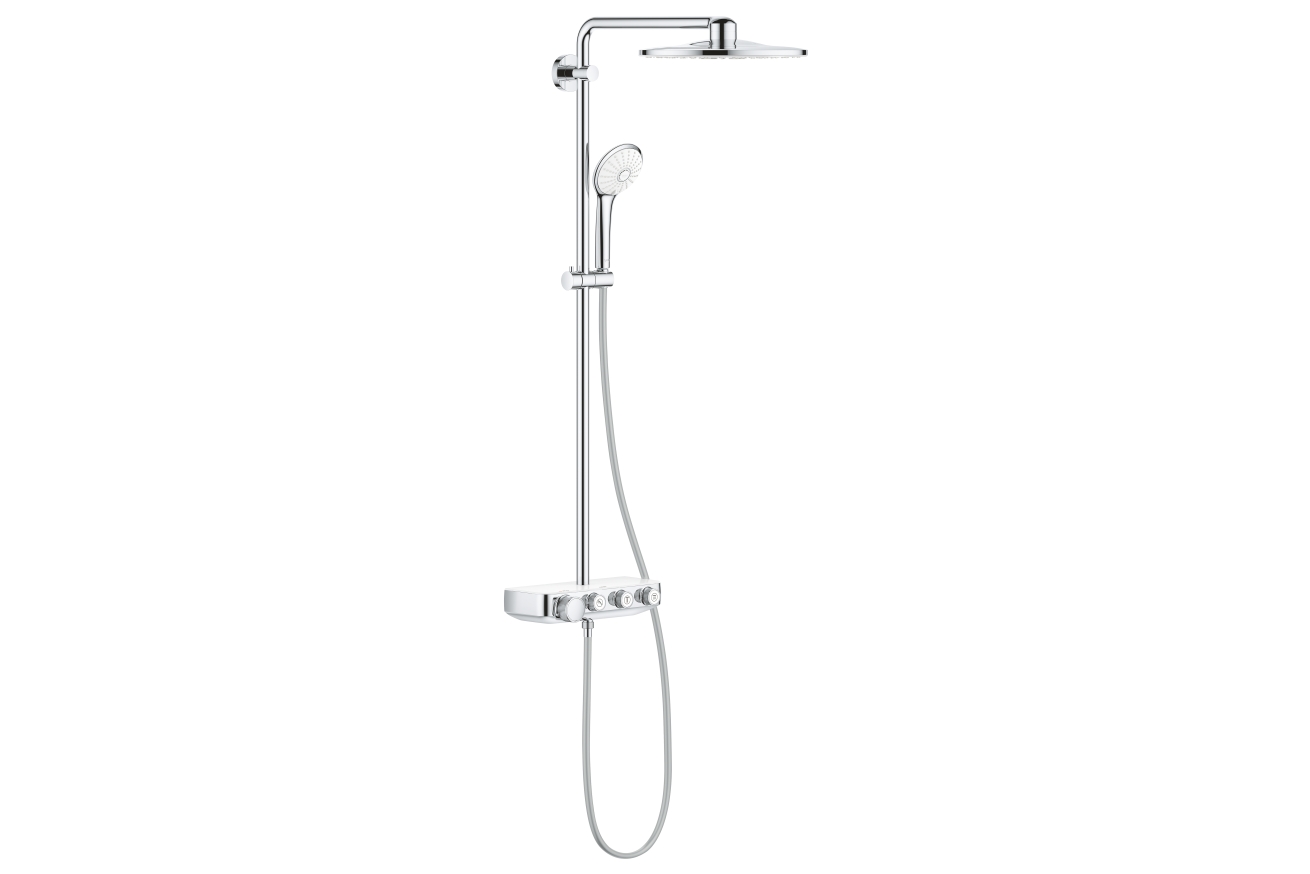 Душевая система GROHE Euphoria SmartControl System 310 Duo с термостатом для душа, белая луна (26507LS0)