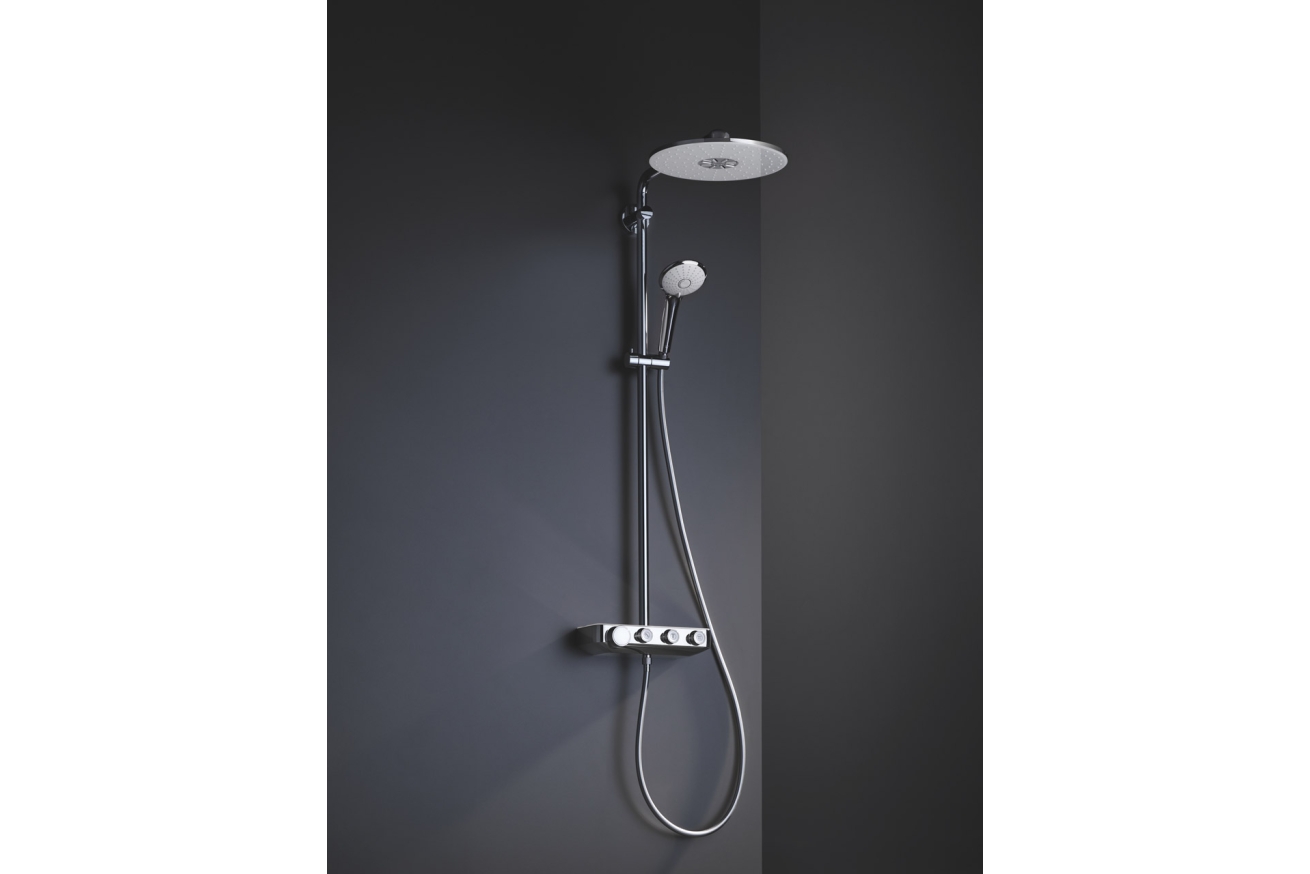 Душевая система GROHE Euphoria SmartControl System 310 Duo с термостатом для душа, белая луна (26507LS0)
