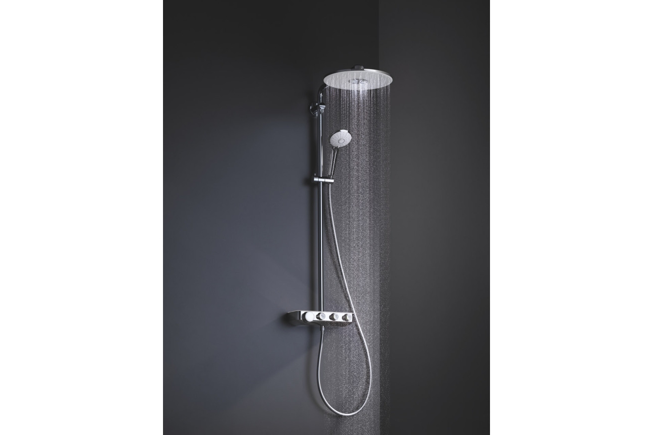 Душевая система GROHE Euphoria SmartControl System 310 Duo с термостатом для душа, белая луна (26507LS0)