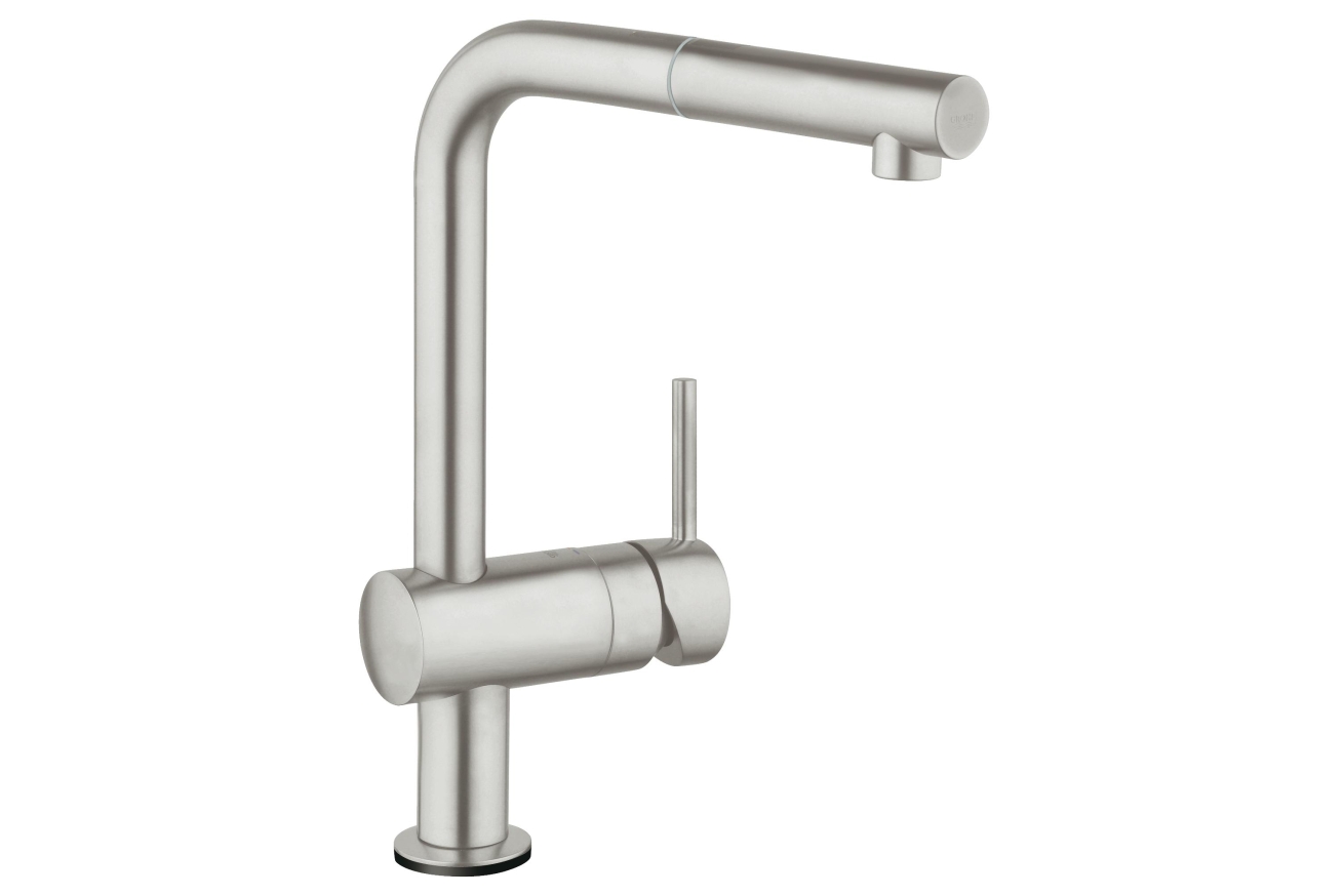 Смеситель для кухни GROHE Minta Touch сенсорный с вытяжным изливом, суперсталь (31360DC1)