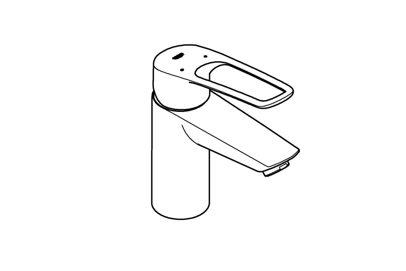 Смеситель для раковины GROHE Eurosmart, S-size, хром (23980003)
