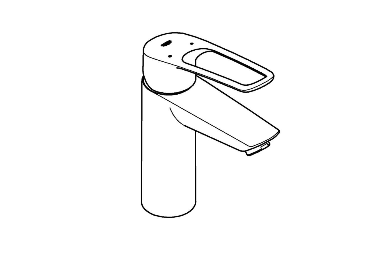 Смеситель для раковины GROHE Eurosmart, M-size, хром (23981003)