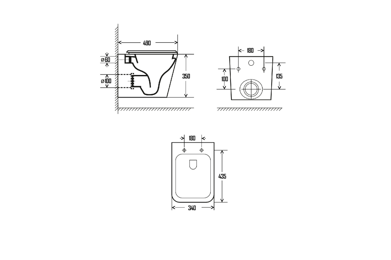 Комплект инсталляции GROHE 38775001 с унитазом AQUAme AQM2004 и сиденьем с микролифтом (NW0169)