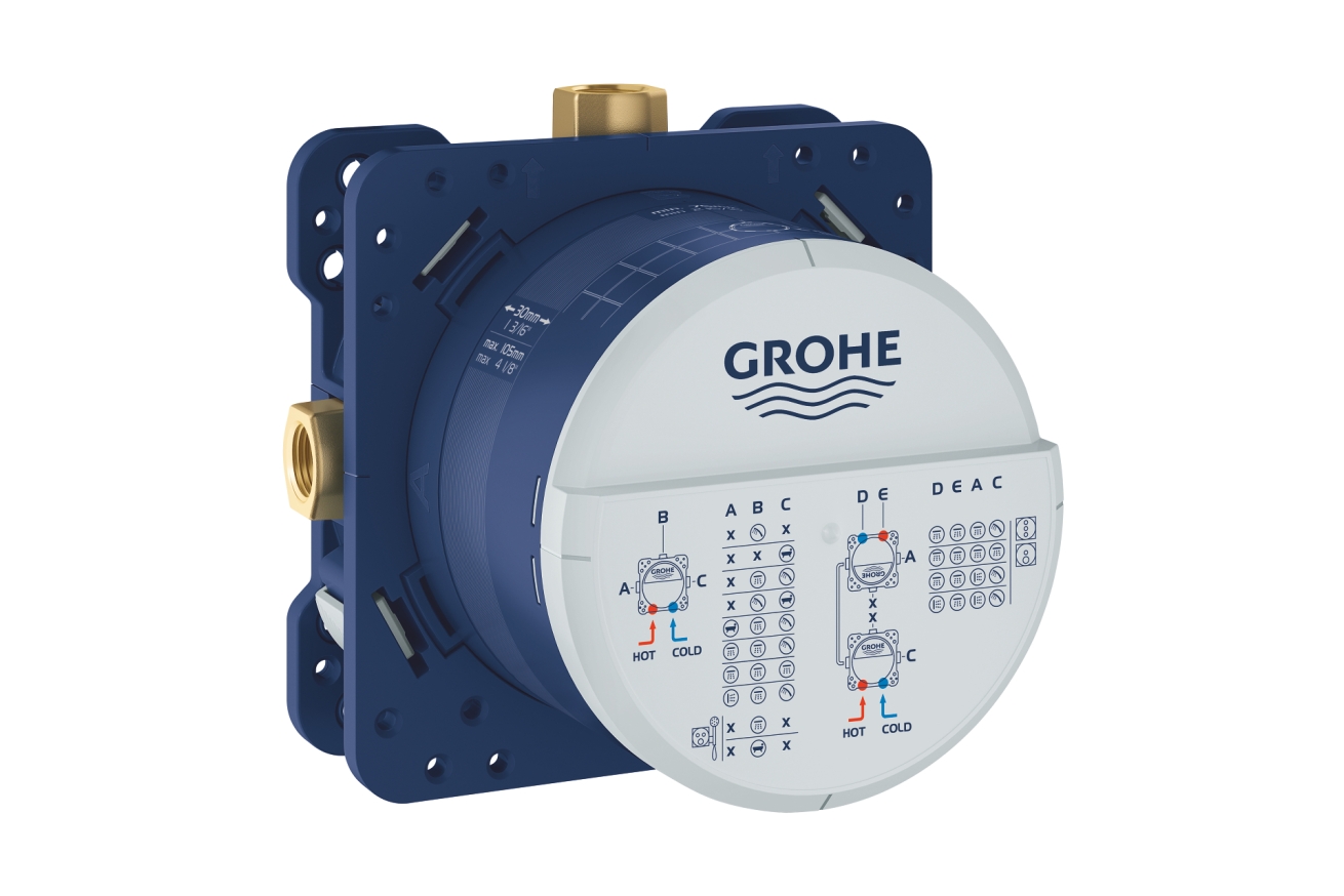 Душевая система GROHE Tempesta 250 Cube со смесителем для ванны, хром (NB0069)