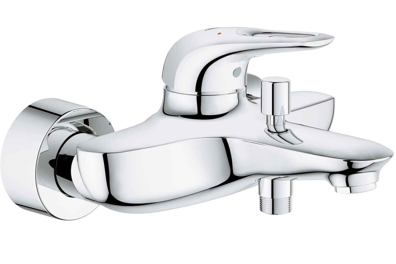 Комплект смесителей GROHE Eurostyle с душевым гарнитуром, хром (124416)