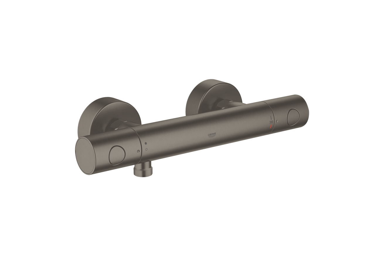 Термостат для душа GROHE Grohtherm 1000 Cosmopolitan, темный графит матовый (34065AL2)