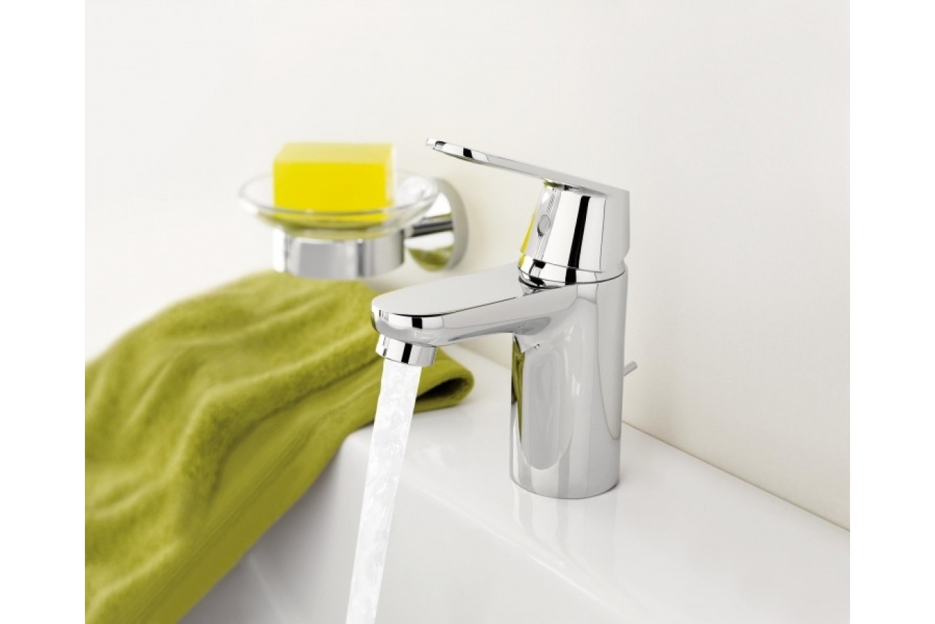 Смеситель для раковины GROHE Eurosmart Cosmopolitan с донным клапаном и ограничением расхода воды, хром (3282500E)