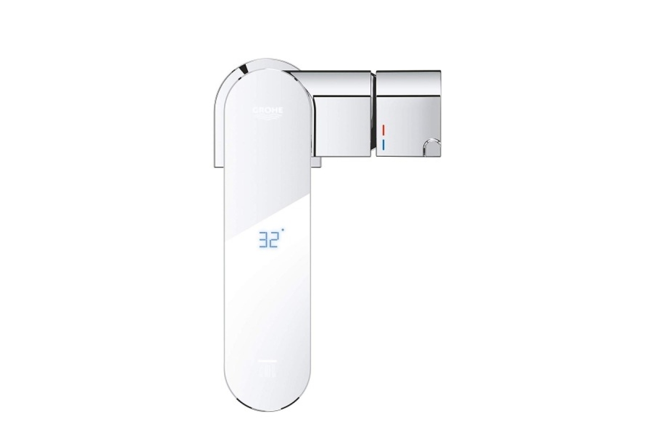 Смеситель для раковины GROHE Plus Digital с индикатором температуры, L-size, хром (23959003)