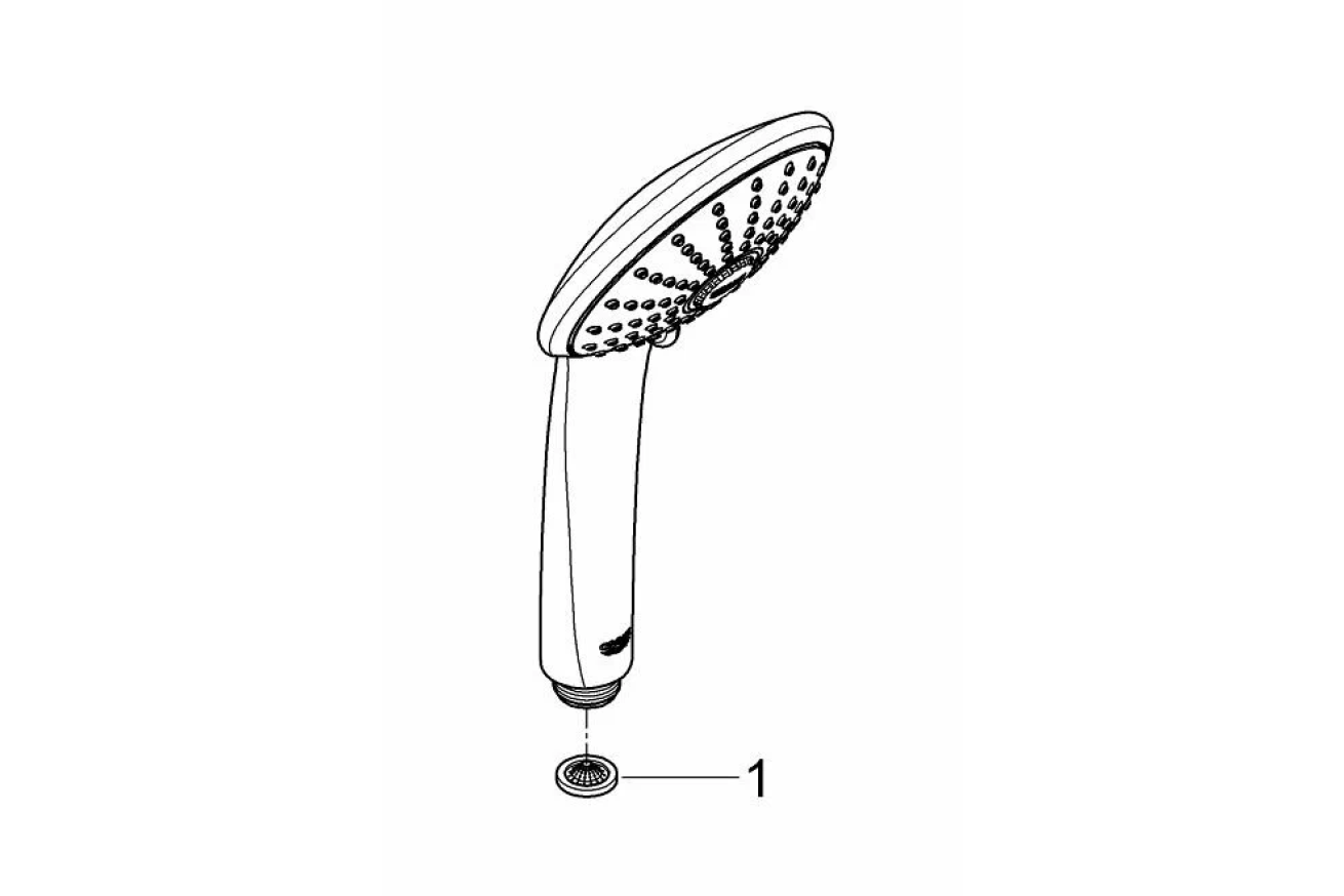 Ручной душ GROHE Euphoria 110 Massage, 6,4 л/мин, 3 режима, хром (26513000)